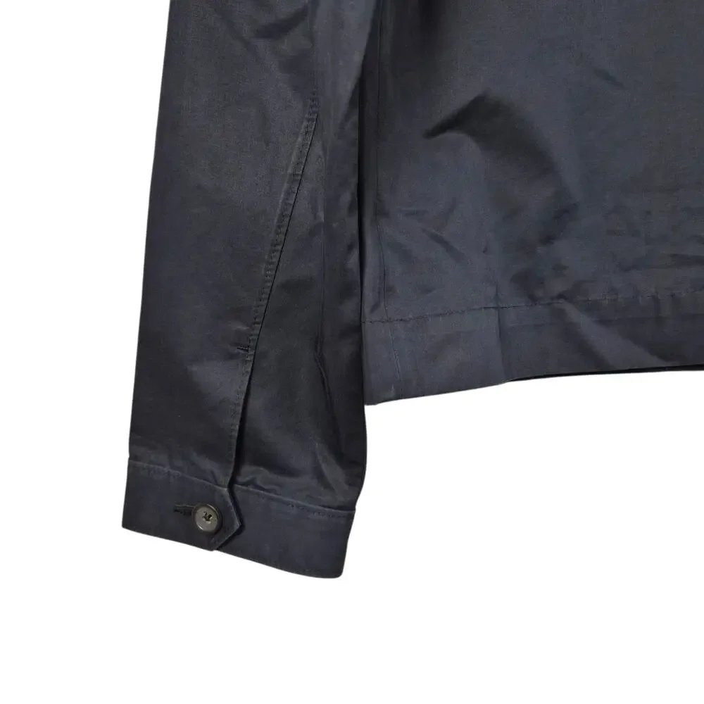 VTG Y2k Banana Republic Mens Heritage Cotton Full Zip Jacket Black L Archive
